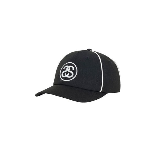 Stüssy Low Profile Contrast Piping Snapback - Black - Crowdless