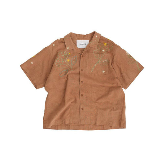 Story mfg Greetings Shirt - Brown Broccoli - Crowdless