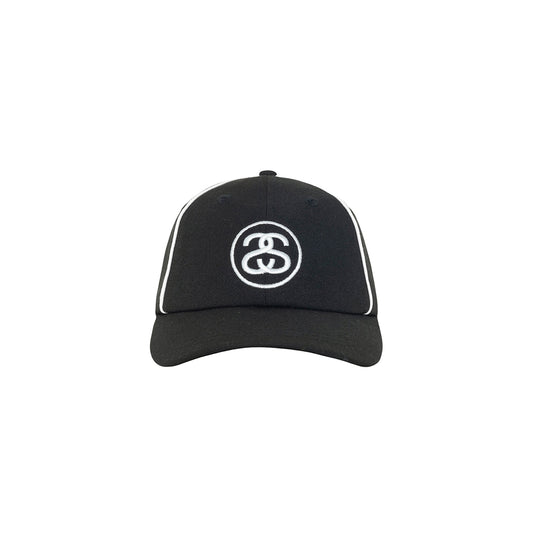 Stüssy Low Profile Contrast Piping Snapback - Black - Crowdless
