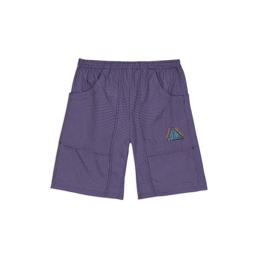 Brain Dead Gridded Ripstop Utility Short - Blueberry - Crowdless