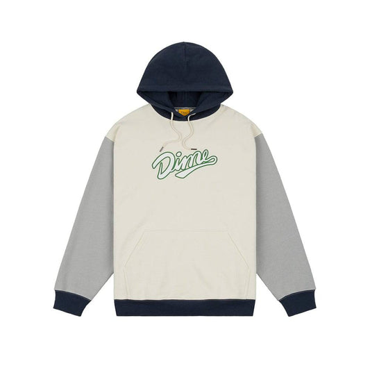 Dime Team Split Hoodie - Cream - Crowdless