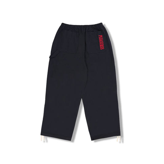 Pleasures Wander Wide Leg Pants - Black - Crowdless