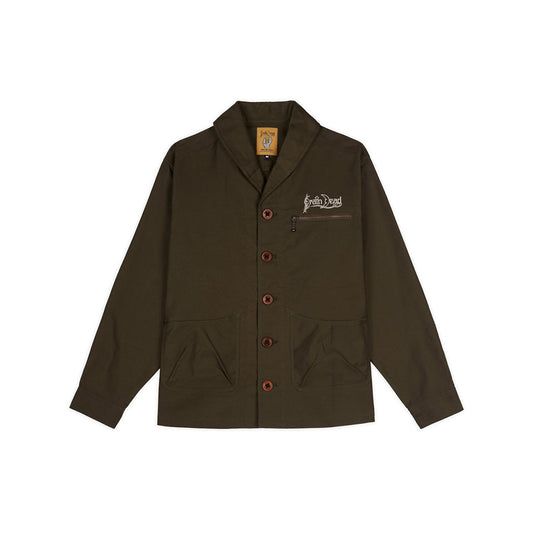 Brain Dead Shawl Collar Work Jacket - Mallard - Crowdless