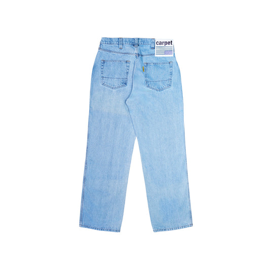 Carpet Company Flag Jeans - Blue - Crowdless