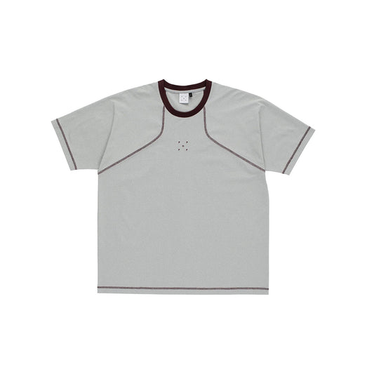 Pop Trading Company Pop Sports T-Shirt - Quarry/Fudge - Crowdless