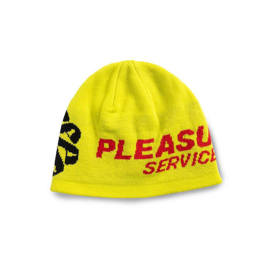 Pleasures Service Skully - Safety Green - Crowdless