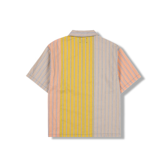 Pleasures Garner Zip Shirt - Peach - Crowdless