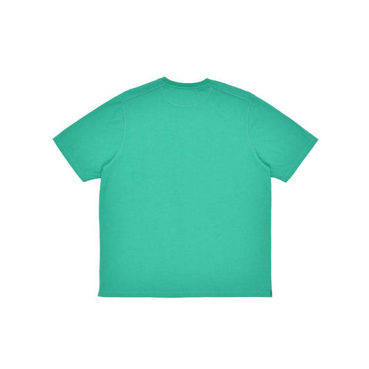 Pop Trading Company Pop Pocket T-Shirt Peacock - Green/Rio Red - Crowdless