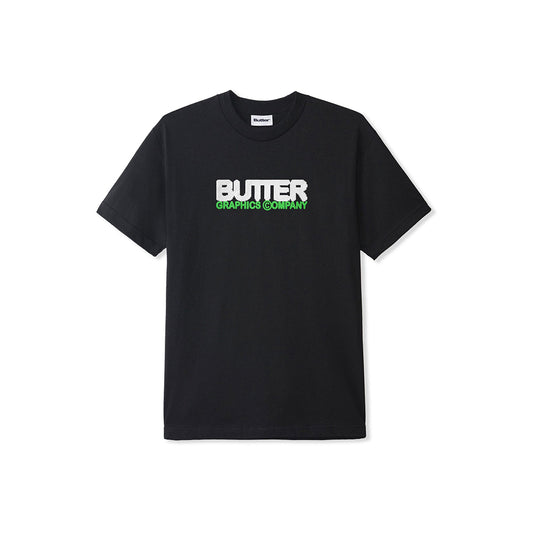 Butter Goods Program Tee - Black - Crowdless