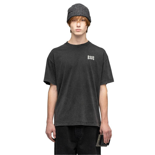 032c ‘’Kepler’’ System American-Cut T-Shirt - Faded Black - Crowdless