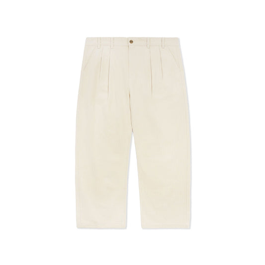 Butter Goods Pleated Trousers - Bone - Crowdless