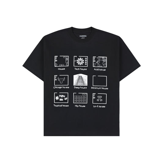 Pleasures House Blend T-Shirt - Black - Crowdless