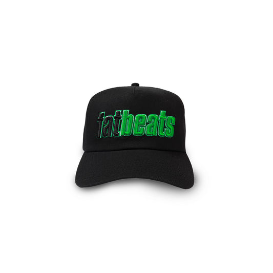 Pleasures Fat Beats Snapback - Black - Crowdless
