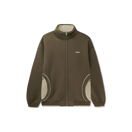 Butter Goods Endurance Zip-Thru Top - Chocolate - Crowdless