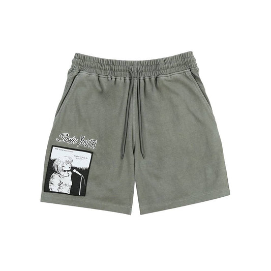Pleasures Singer Shorts - Charcoal - Crowdless