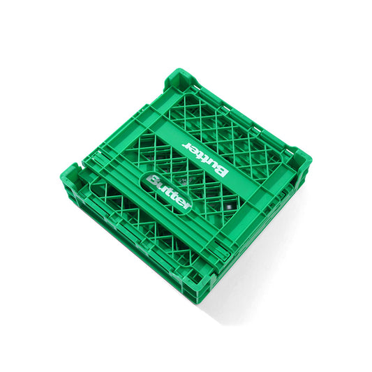 Butter Goods Collapsable Record Crate - Green - Crowdless