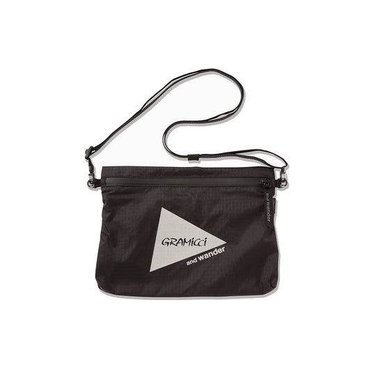 Gramicci x and Wander Nylon Sacoche - Black - Crowdless