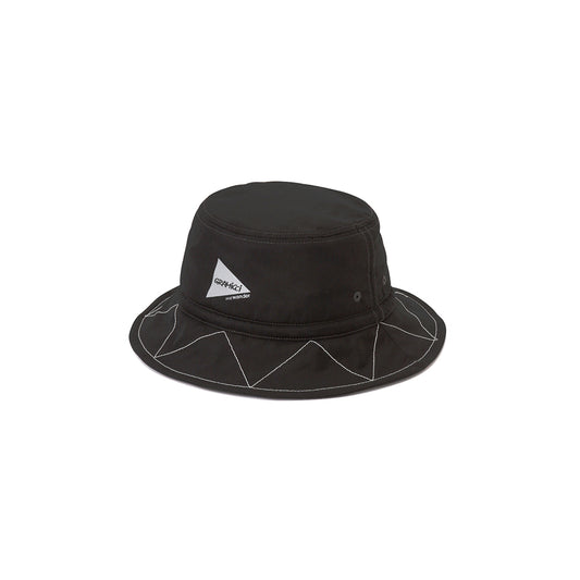 Gramicci x and Wander Zigzag Stitch Hat - Black - Crowdless