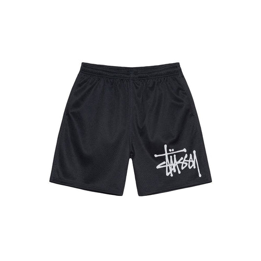 Stüssy Mesh Short Big Basic - Black - Crowdless