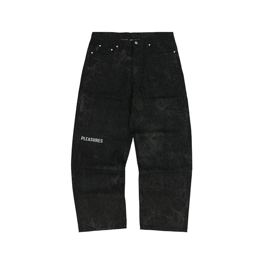 Pleasures Formula Baggy Denim - Black - Crowdless