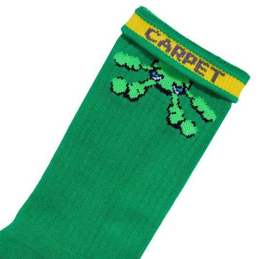 Carpet Company Bacteria Socks - Green - Crowdless