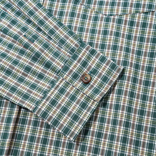 Butter Goods Bug Out Plaid Shirt - Forest Green - Crowdless