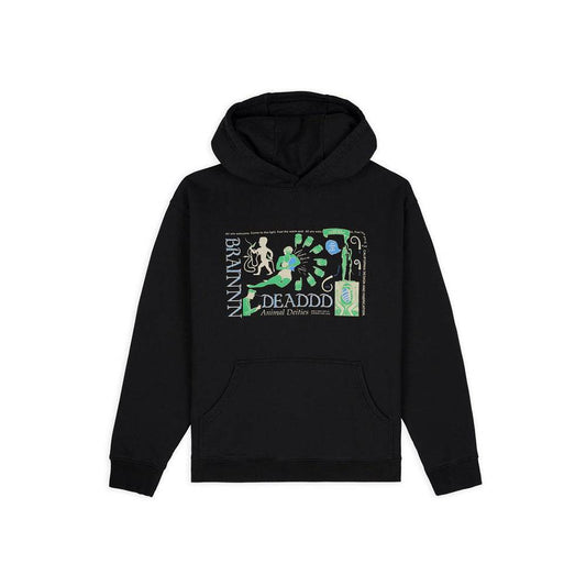 Brain Dead Animal Deities Hoodie - Black - Crowdless