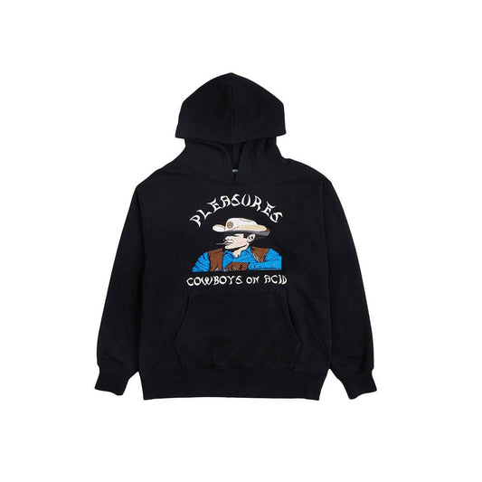 Pleasures Rhythm Hoodie - Black - Crowdless