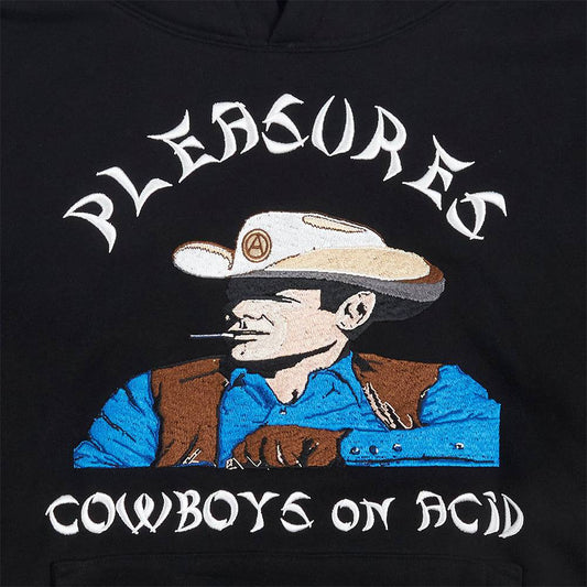 Pleasures Rhythm Hoodie - Black - Crowdless