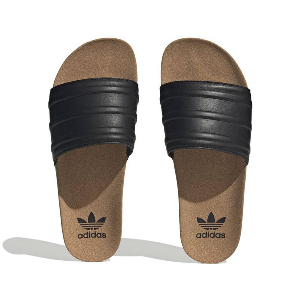 adidas Island Club Adilette Premium Slides - Core Black - Crowdless adidas Island Club Adilette Premium Slides - Core Black - Crowdless