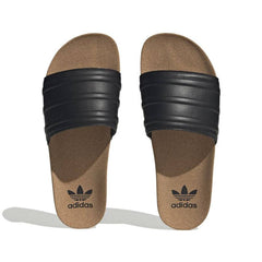 adidas Island Club Adilette Premium Slides - Core Black - Crowdless adidas Island Club Adilette Premium Slides - Core Black - Crowdless