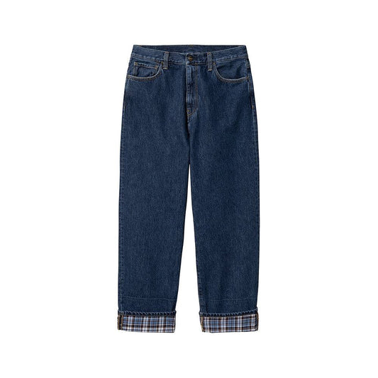 Carhartt WIP Rider Pant - Blue (Stone Washed) - Crowdless