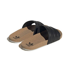 adidas Island Club Adilette Premium Slides - Core Black - Crowdless adidas Island Club Adilette Premium Slides - Core Black - Crowdless