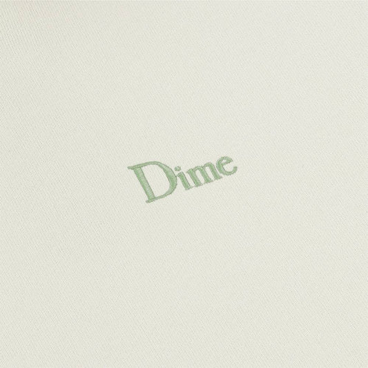 Dime Classic Small Logo Hoodie - Rice - Crowdless
