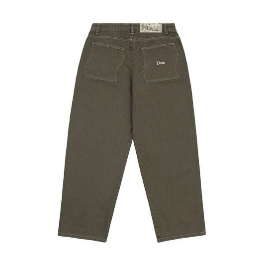 Dime Baggy Denim Pants - Military Washed - Crowdless