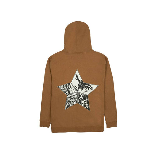 Pleasures Flying Hoodie - Caramel - Crowdless