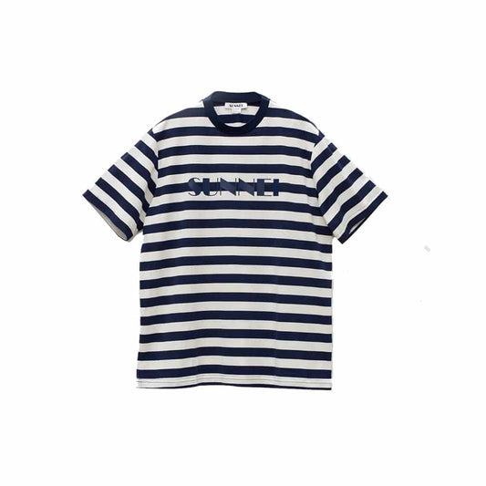 Sunnei Striped T-shirt With Logo - Multi - Crowdless