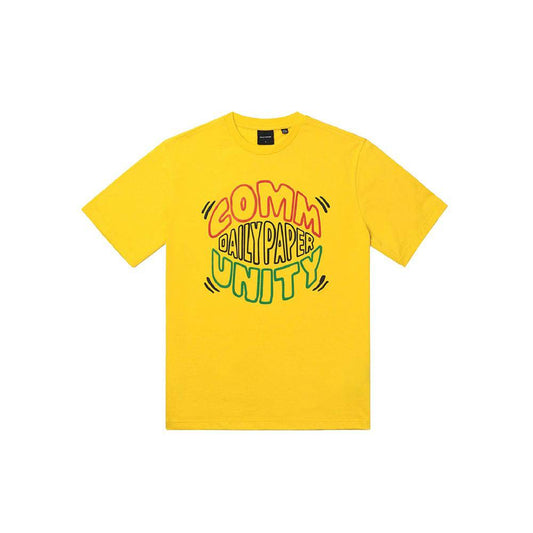 Daily Paper Majid T-Shirt - Yellow - Crowdless