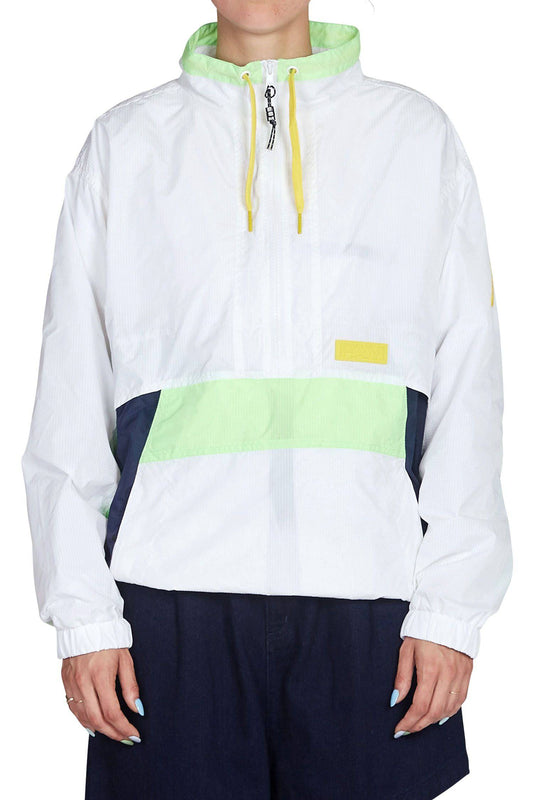 Perks and Mini Time Folds Track Pullover - White - Crowdless