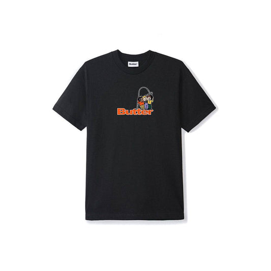 Butter Goods Headphones Logo Tee - Black - Crowdless