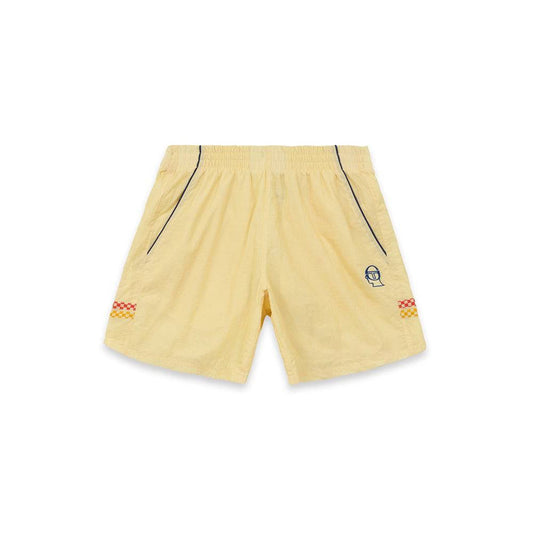 Brain Dead Sergio Tacchini Shorts - Pastel Yellow - Crowdless