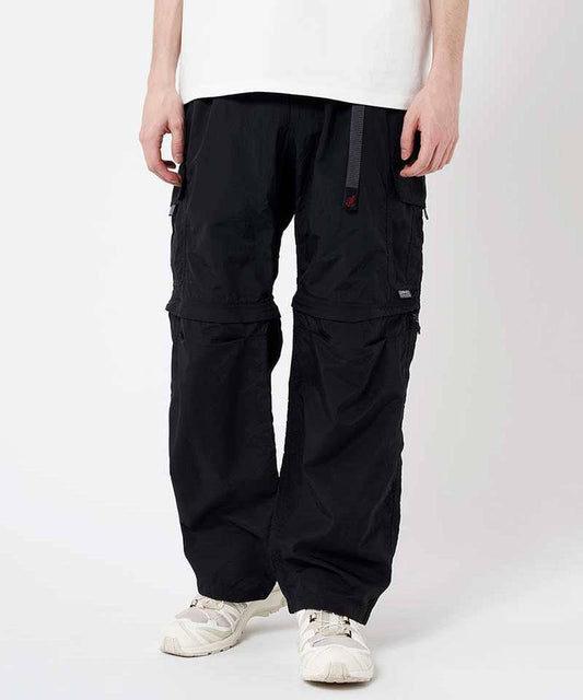 Gramicci Convertible Micro Ripstop Pant - Black - Crowdless