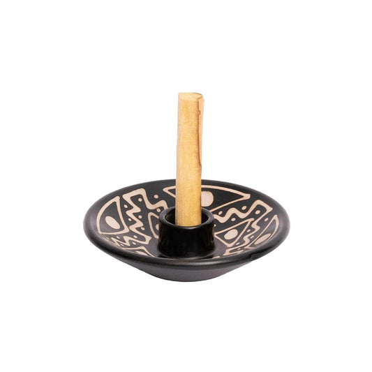 Luna Sundara Palo Santo Holder - Black/White - Crowdless