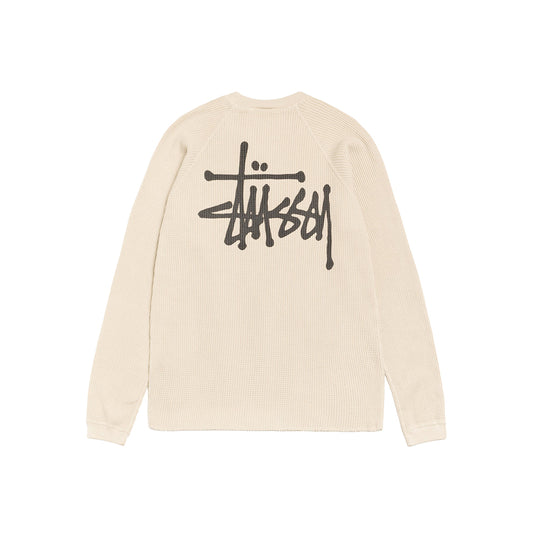 Stüssy Basic Stüssy Thermal - Bone - Crowdless
