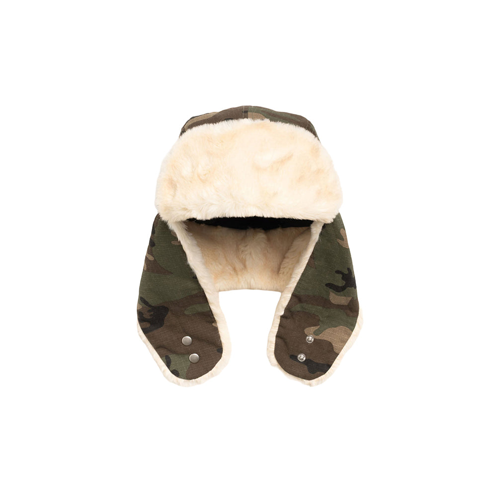 Stüssy Ripstop Trapper Cap - Camo - Crowdless