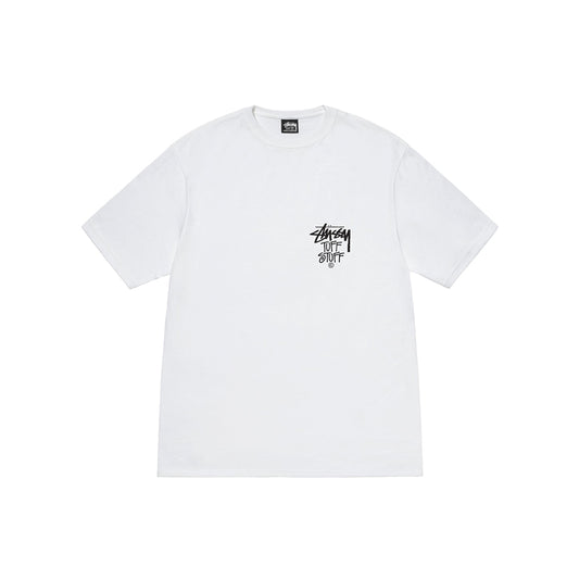 Stüssy Tuff Stuff Tee - White - Crowdless