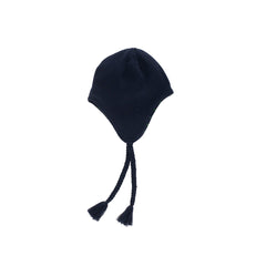 Pop Reversible Earflap Beanie - Navy/Juniper
