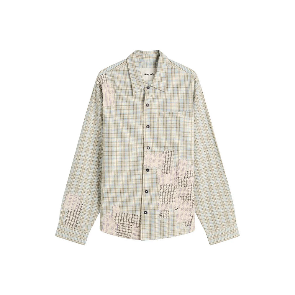 Story mfg Plane Shirt - Scrap Patchwork - Crowdless