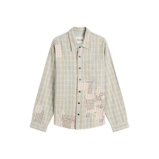 Story mfg Plane Shirt - Scrap Patchwork - Crowdless