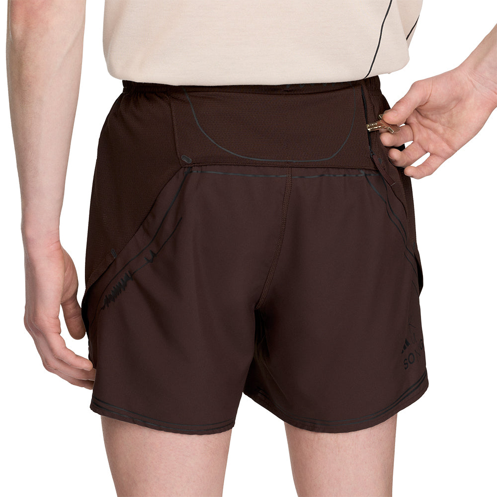 adidas ADI365 SFTM Running Shorts - Aurora Coffee - Crowdless